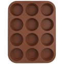 FORMA SILIKONOWA DO PIECZENIA MUFFINEK NA MUFFINKI BABECZKI 12 SZTUK 32,5X25 CM FORMA SILIKONOWA DO PIECZENIA MUFFINEK NA MUFFINKI BABECZKI 12 SZTUK 32,5X25 CM