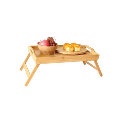 STOLIK ŚNIADANIOWY TACA BAMBUS 50x30x7 cm KINGHOFF STOLIK ŚNIADANIOWY TACA BAMBUS 50x30x7 cm KINGHOFF