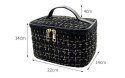 KOSMETYCZKA GLAMOUR GOLD 22x14x14 KUFEREK W KRATĘ KOSMETYCZKA GLAMOUR GOLD 22x14x14 KUFEREK W KRATĘ