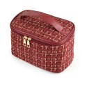 KOSMETYCZKA GLAMOUR GOLD 22x14x14 KUFEREK W KRATĘ KOSMETYCZKA GLAMOUR GOLD 22x14x14 KUFEREK W KRATĘ