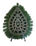 PODKŁAD SZTUCZNY FLORYSTYCZNY ŁZA POD WIENIEC WIĄZANKĘ 80x56 PODKŁAD SZTUCZNY FLORYSTYCZNY ŁZA POD WIENIEC WIĄZANKĘ 80x56