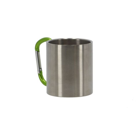 TURYSTYCZNY METALOWY KUBEK Z KARABIŃCZYKIEM 0,2L TURYSTYCZNY METALOWY KUBEK Z KARABIŃCZYKIEM 0,2L