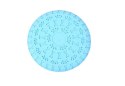 ZABAWKA DLA PSA FRISBEE MISKA NA KARMĘ WODĘ 2w1 NIEBIESKA