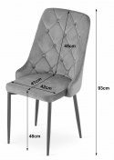 Krzesło CAPRI - zielone x 1 Krzesło CAPRI - zielone x 1