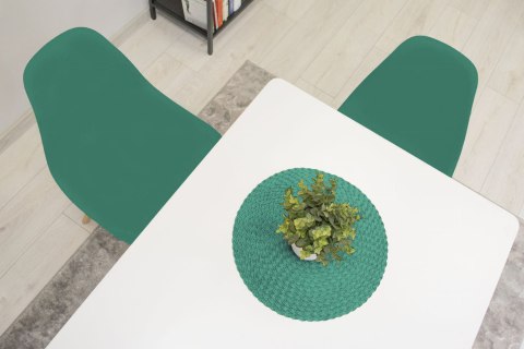 Krzesło OSAKA zielone / nogi naturalne x 1 Krzesło OSAKA zielone / nogi naturalne x 1