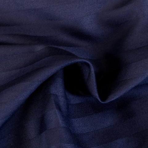 Pościel satyna bawełniana CIZGILI NAVY BLUE/220X200 EXCLUSIVE Pościel satyna bawełniana CIZGILI NAVY BLUE/220X200 EXCLUSIVE