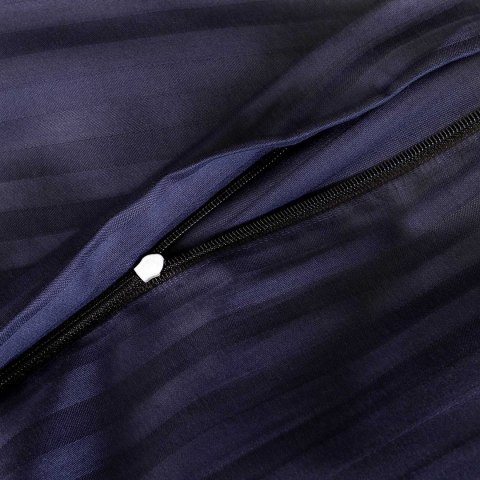 Pościel satyna bawełniana CIZGILI NAVY BLUE/220X200 EXCLUSIVE Pościel satyna bawełniana CIZGILI NAVY BLUE/220X200 EXCLUSIVE