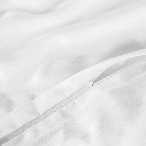 Pościel satyna bawełniana CIZGILI WHITE/220X200 EXCLUSIVE Pościel satyna bawełniana CIZGILI WHITE/220X200 EXCLUSIVE