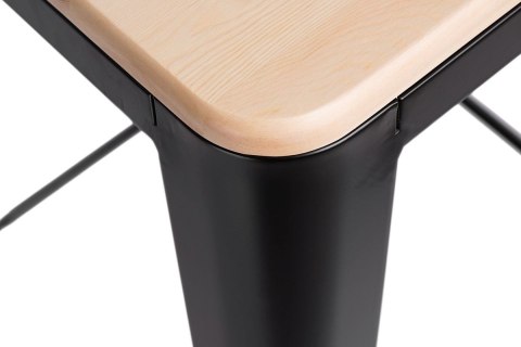 Hoker Paris Wood 65cm czarny sosna naturalna Hoker Paris Wood 65cm czarny sosna naturalna