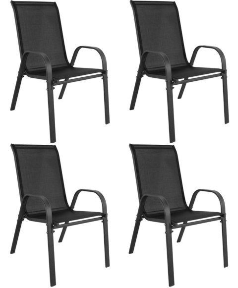 Krzesło SOFIA - czarne x 4 Krzesło SOFIA - czarne x 4