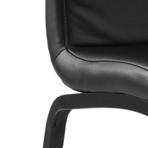 Krzesło Asama black PU czarne nogi Krzesło Asama black PU czarne nogi