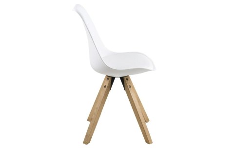 Krzesło Dima white/ dąb Krzesło Dima white/ dąb