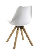 Krzesło Dima white/ dąb Krzesło Dima white/ dąb