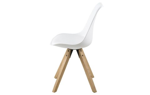Krzesło Dima white/ dąb Krzesło Dima white/ dąb
