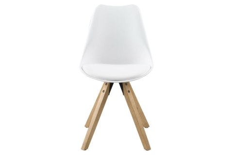 Krzesło Dima white/ dąb Krzesło Dima white/ dąb