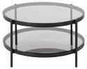 Stolik Bayonne Glass/black Stolik Bayonne Glass/black