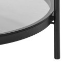Stolik Bayonne Glass/black Stolik Bayonne Glass/black
