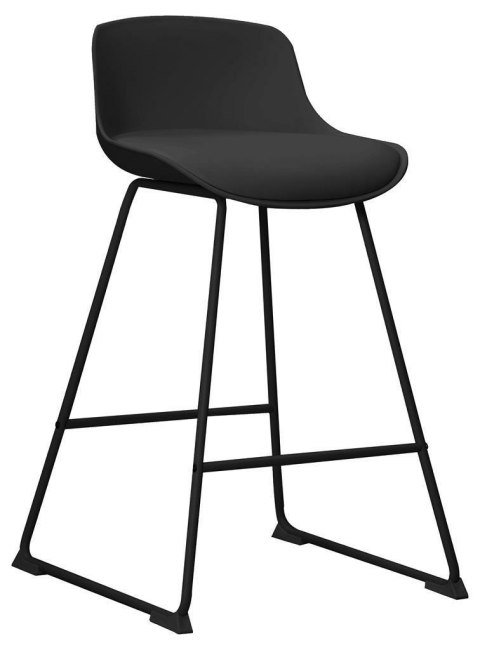 Stołek barowy Tina low Black PU Stołek barowy Tina low Black PU