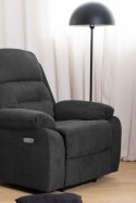 Fotel rozkładany Vansbro szary ciemny Fotel rozkładany Vansbro szary ciemny
