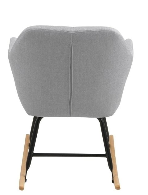Krzesło bujane Emilia szare jasne Krzesło bujane Emilia szare jasne
