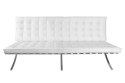 Sofa BA2 2 osobowa, biała ekoskóra Sofa BA2 2 osobowa, biała ekoskóra