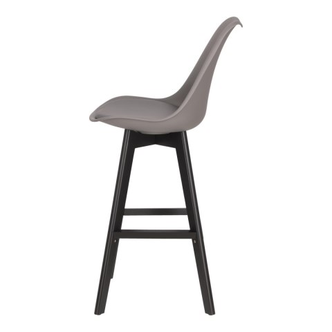 Stołek barowy Norden wood black high PP ciemny szary Stołek barowy Norden wood black high PP ciemny szary