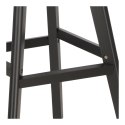Stołek barowy Norden wood black high PP ciemny szary Stołek barowy Norden wood black high PP ciemny szary