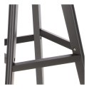 Stołek barowy Norden wood black high PP czarny Stołek barowy Norden wood black high PP czarny