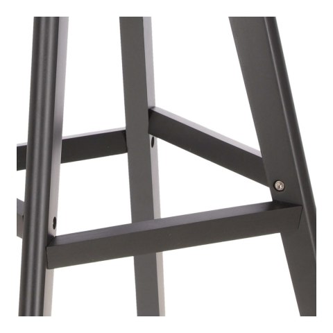 Stołek barowy Norden wood black high PP czarny Stołek barowy Norden wood black high PP czarny