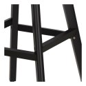 Stołek barowy Norden wood black high PP szary Stołek barowy Norden wood black high PP szary