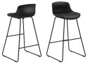 Stołek barowy Tina Black PU Stołek barowy Tina Black PU
