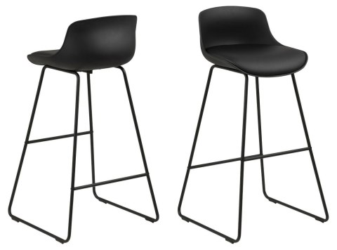 Stołek barowy Tina Black PU Stołek barowy Tina Black PU