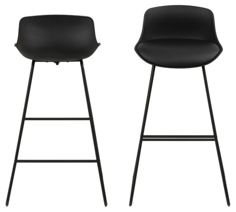 Stołek barowy Tina Black PU Stołek barowy Tina Black PU