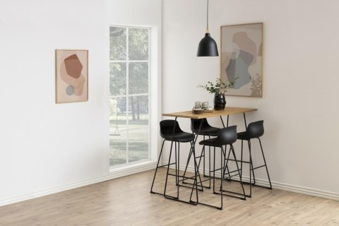 Stołek barowy Tina Black PU Stołek barowy Tina Black PU