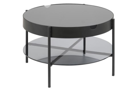 Stolik Tipton Glass/black L Stolik Tipton Glass/black L