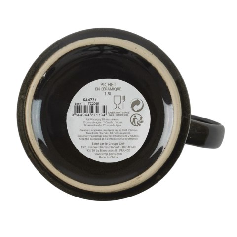 Dzbanek Negro czarny 1,5L Dzbanek Negro czarny 1,5L