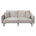 Sofa rozkładana Canif Velvet szara Sofa rozkładana Canif Velvet szara