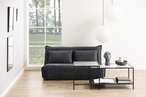Zestaw stolików kawowych Seaford szklane blaty Zestaw stolików kawowych Seaford szklane blaty