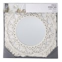 Lustro Macrama 55cm beżowe Lustro Macrama 55cm beżowe