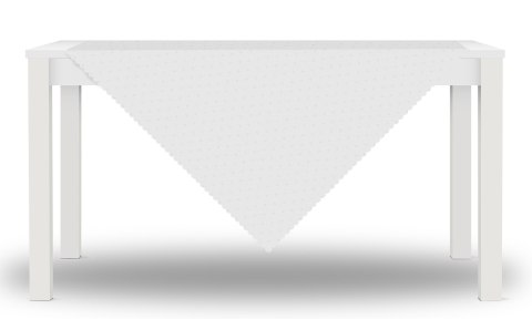 Obrus ALIS 80x80 Biały Kostka (1szt) Obrus ALIS 80x80 Biały Kostka (1szt)