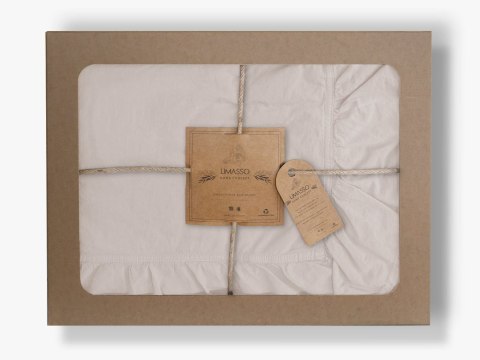 Pościel bawełniana NATURAL CREAM/160x200(P) STONEWASHED Pościel bawełniana NATURAL CREAM/160x200(P) STONEWASHED