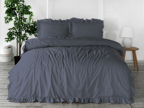 Pościel bawełniana NATURAL GREY/220X200(P) STONEWASHED Pościel bawełniana NATURAL GREY/220X200(P) STONEWASHED