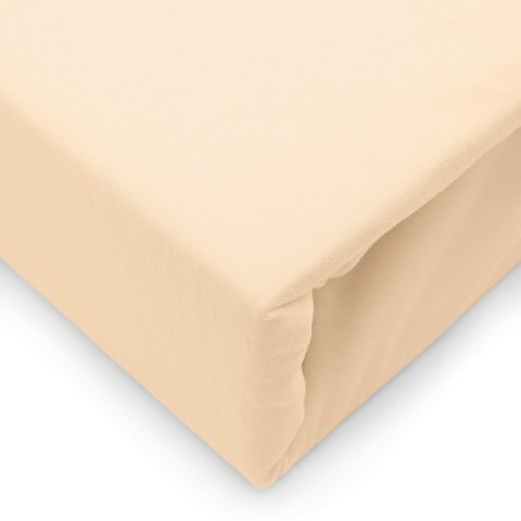 Prześcieradło jersey elastan z gumką 26 SAND/PIASKOWY/160x200x30 Prześcieradło jersey elastan z gumką 26 SAND/PIASKOWY/160x200x30
