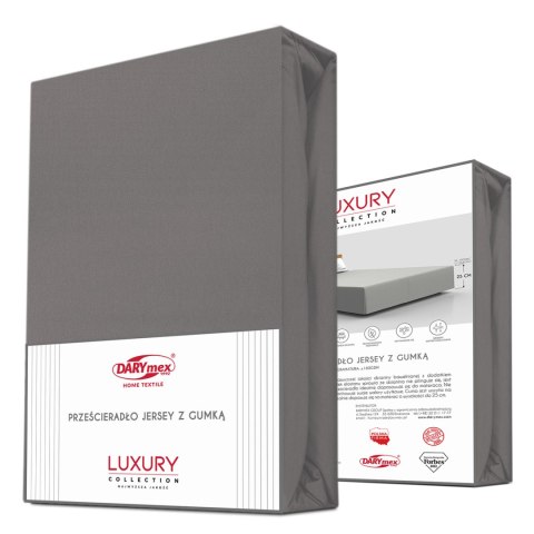 Prześcieradło jersey elastan z gumką ANTHRACITE/ANTRACYT/90x200x30 Prześcieradło jersey elastan z gumką ANTHRACITE/ANTRACYT/90x200x30