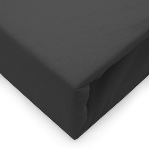 Prześcieradło jersey elastan z gumką BLACK/CZARNY/90x200x30 Prześcieradło jersey elastan z gumką BLACK/CZARNY/90x200x30