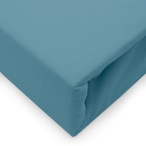 Prześcieradło jersey elastan z gumką BLUE/NIEBIESKI/180x200x30 Prześcieradło jersey elastan z gumką BLUE/NIEBIESKI/180x200x30