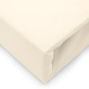 Prześcieradło jersey elastan z gumką ECRU/EKOLOGIA/90x200x30 Prześcieradło jersey elastan z gumką ECRU/EKOLOGIA/90x200x30