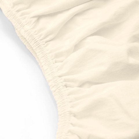 Prześcieradło jersey elastan z gumką ECRU/EKOLOGIA/90x200x30 Prześcieradło jersey elastan z gumką ECRU/EKOLOGIA/90x200x30