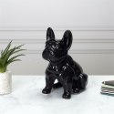 Figurka Buldoga francuskiego M czarna Figurka Buldoga francuskiego M czarna