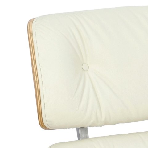 Fotel Vip biały/natural oak/srebrna baza Fotel Vip biały/natural oak/srebrna baza